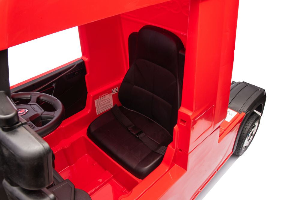 Licencirani kamion na akumulator Scania 500R HL698 4x4 - crveni/lakirani