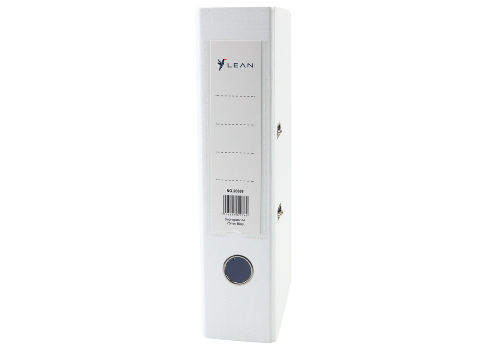 Registrator A4 širine 75mm s kapacitetom do 500 listova 80 g/m2 - bijeli