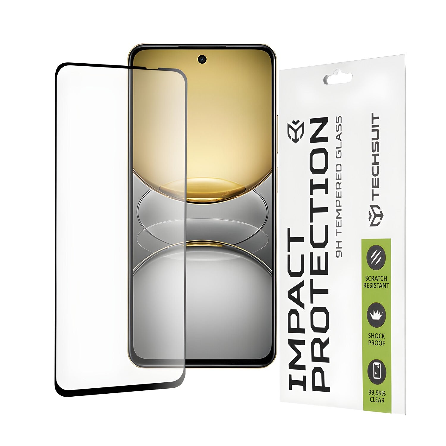 Techsuit zaštitno celoplošno staklo 111D za Realme C75/14x - Crna KP36984