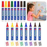 Set of 8 Colored Whiteboard Markers