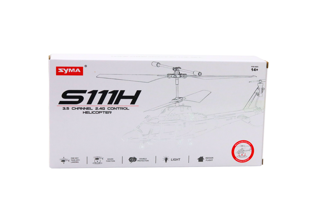 Helikopter na daljinsko upravljanje Gyroscope Syma S111H - crveno/bijeli