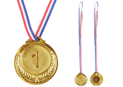 Gold Medal First Place Prize Trophy Zinc 6.5cm