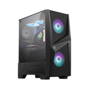 MSI MAG FORGE 100R računalno kućište Midi Tower Crno, Prozirno