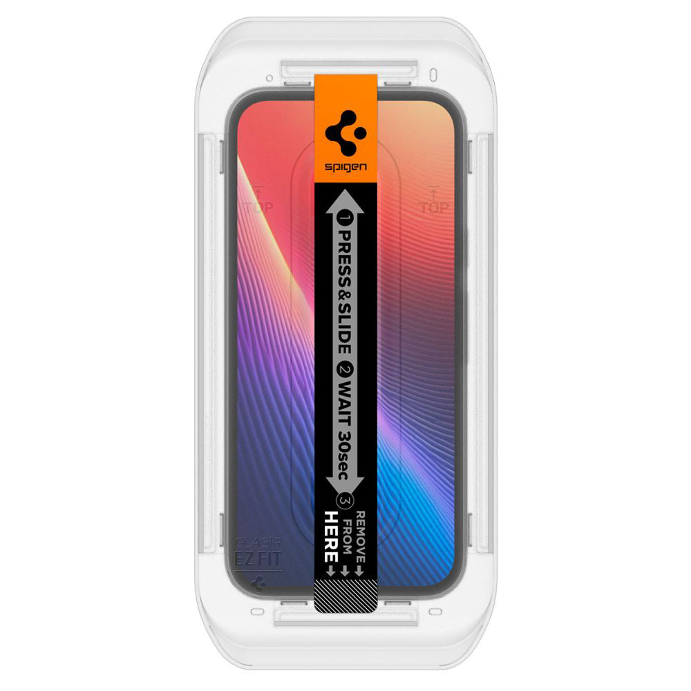 Spigen - Glas.tR EZ-FIT AGL08938 (paket 2 kos) za Google Pixel 9a - Prozoren