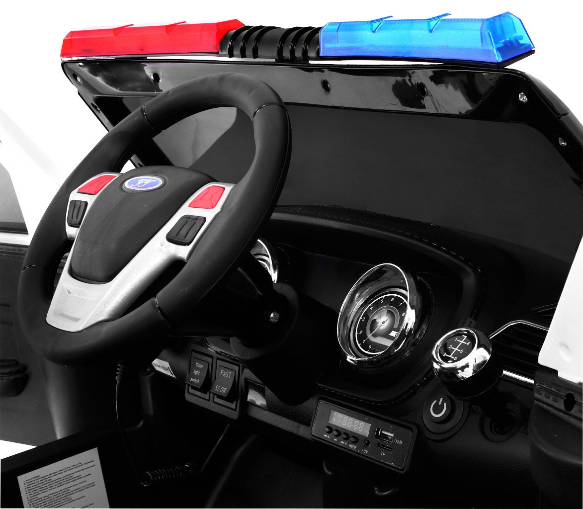 Auto na akumulator SUV Police - crni