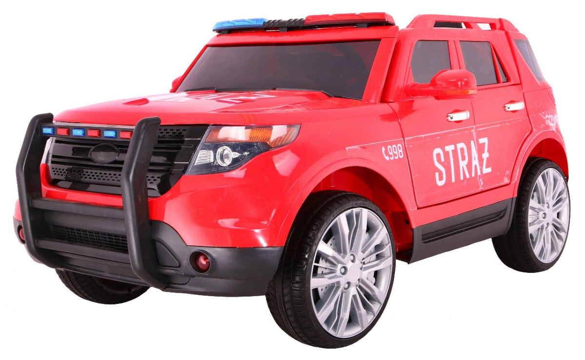 Auto na akumulator SUV Fire Truck - crveni