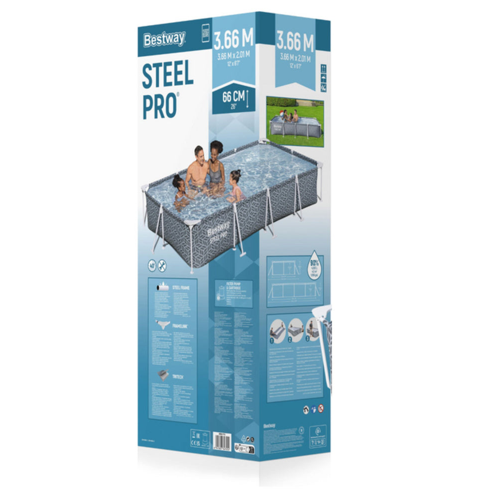 Montažni bazen 366 x 201 x 66 cm Bestway 561FV