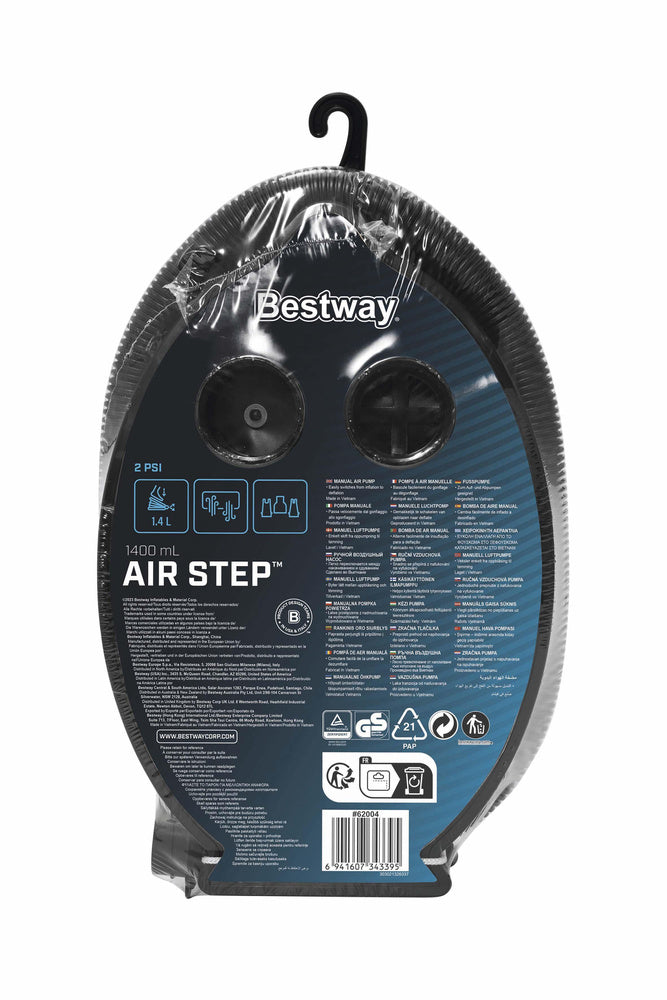 Nožna pumpa 28 x 19 cm Bestway 62004 - crno/plava