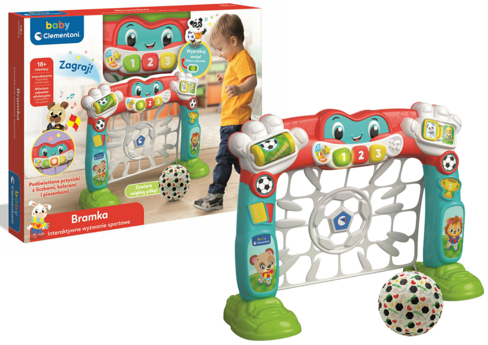 Interaktivni nogometni gol Clementoni 50926
