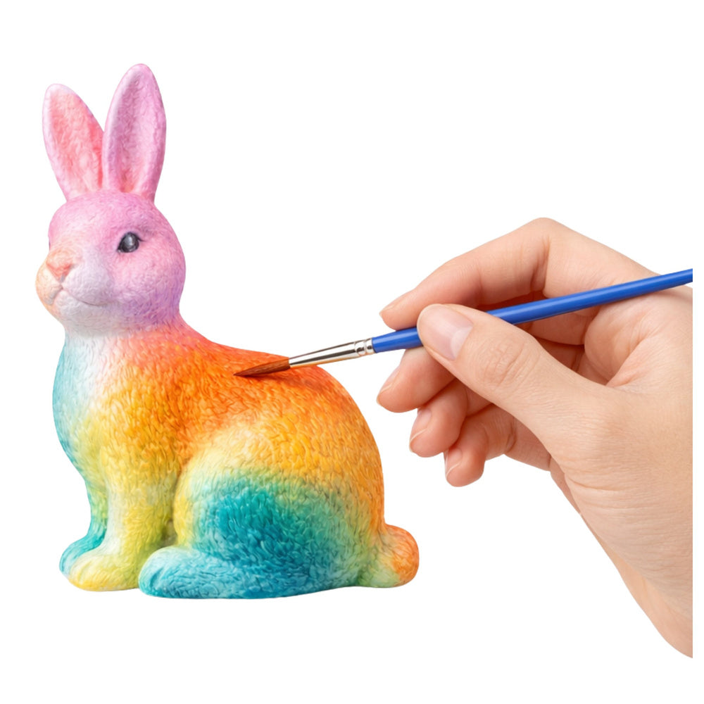 Easter Bunnies Styrofoam For Painting Paints 6pcs