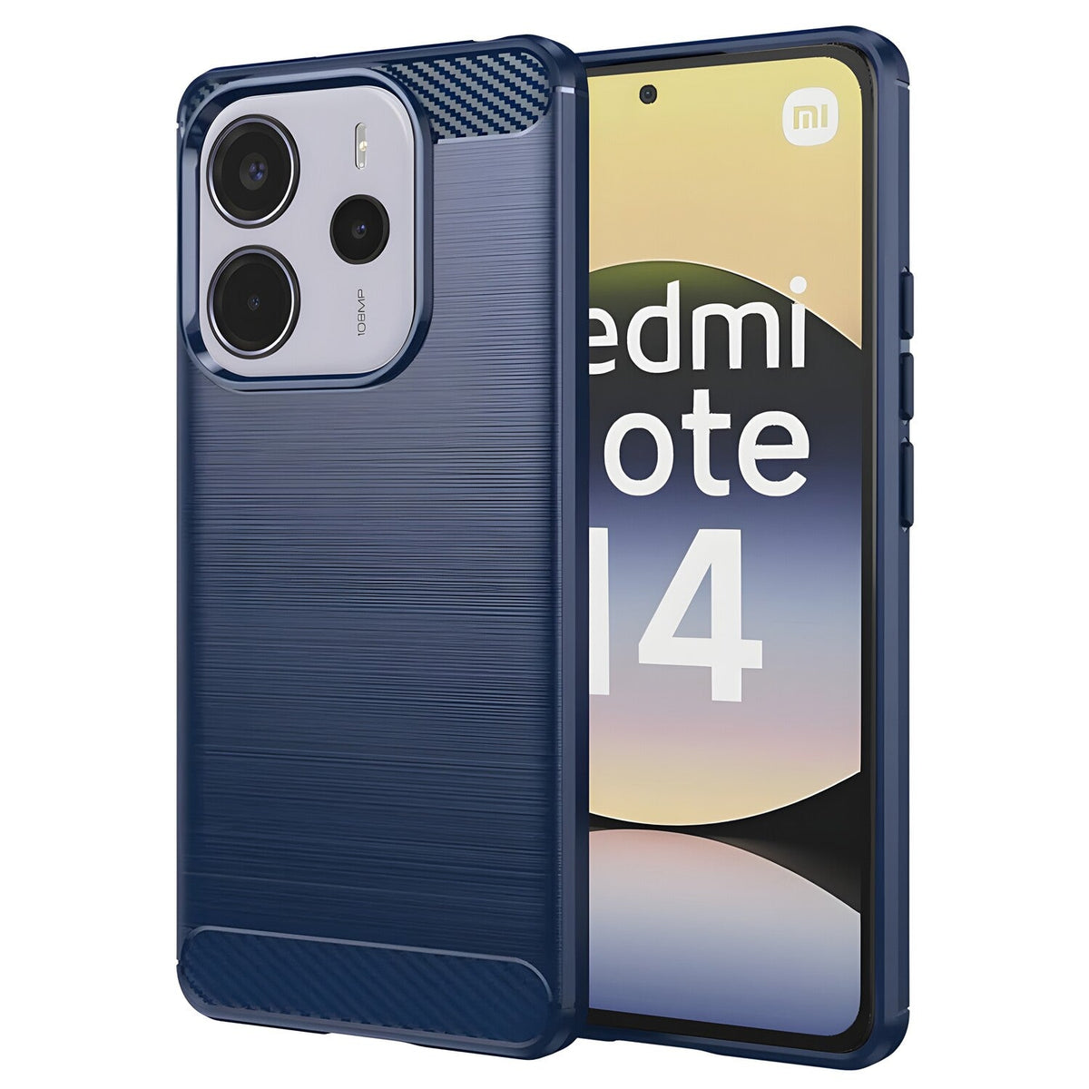 Futrola Carbon Shield TPU za Xiaomi Redmi Note 14 4G - Plava