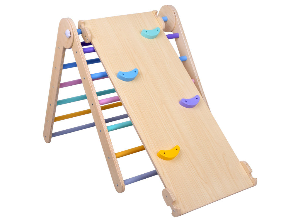 Montessori drvena penjalica igraonica 3u1