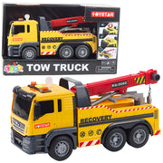 Kamion sa dizalicom za igru TOW - crveno/žuti