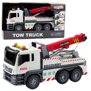 Kamion za igru sa kranom Tow Truck - bijelo/crveni