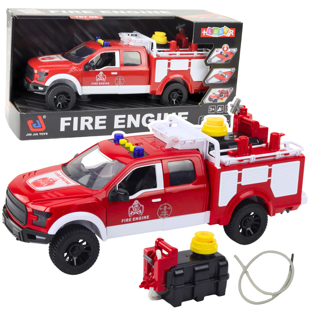 Vatrogasni auto Pickup za igru sa funkcijom prskanja 1:12 - crveni