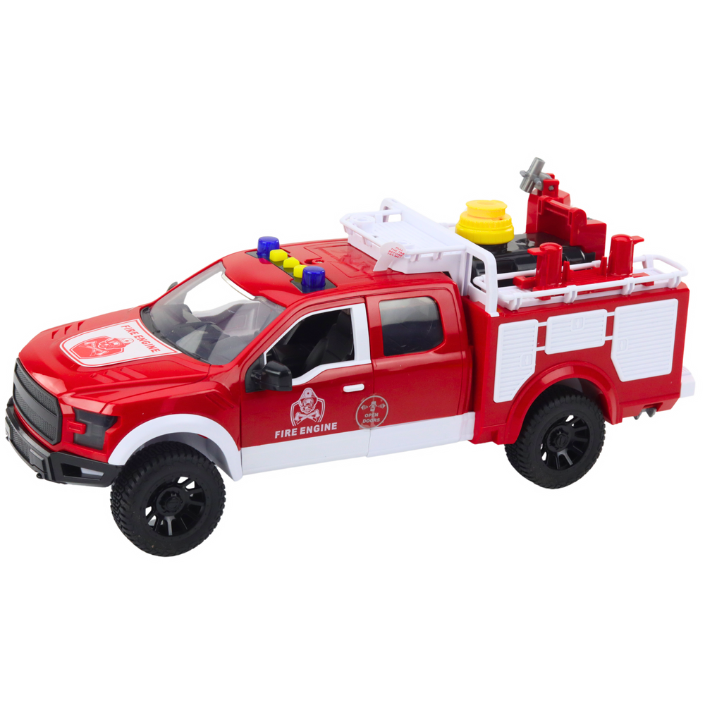 Vatrogasni auto Pickup za igru sa funkcijom prskanja 1:12 - crveni