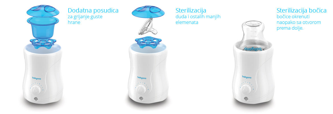 BabyOno Električni grijač i sterilizator Natur