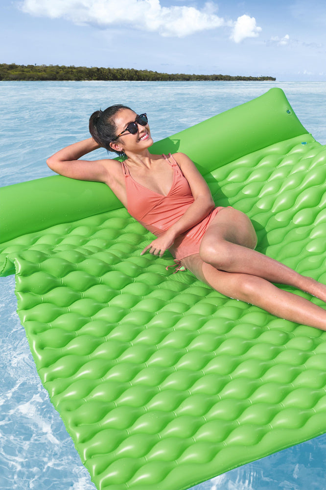 Madrac za plivanje na napuhavanje za tri osobe Bestway 213 x 170 x 21 cm 44106 - zeleni