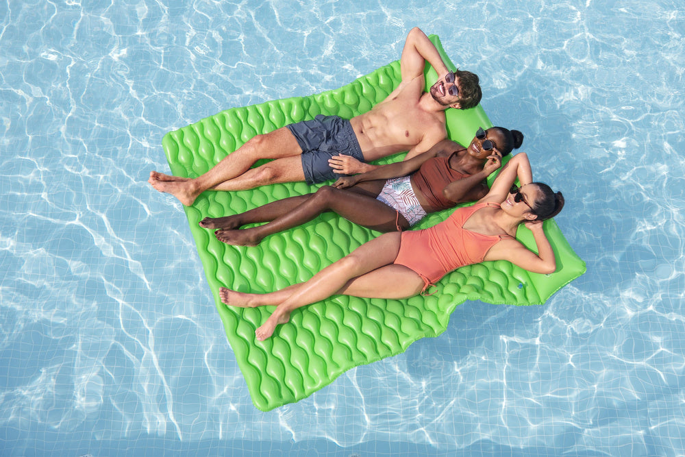 Madrac za plivanje na napuhavanje za tri osobe Bestway 213 x 170 x 21 cm 44106 - zeleni