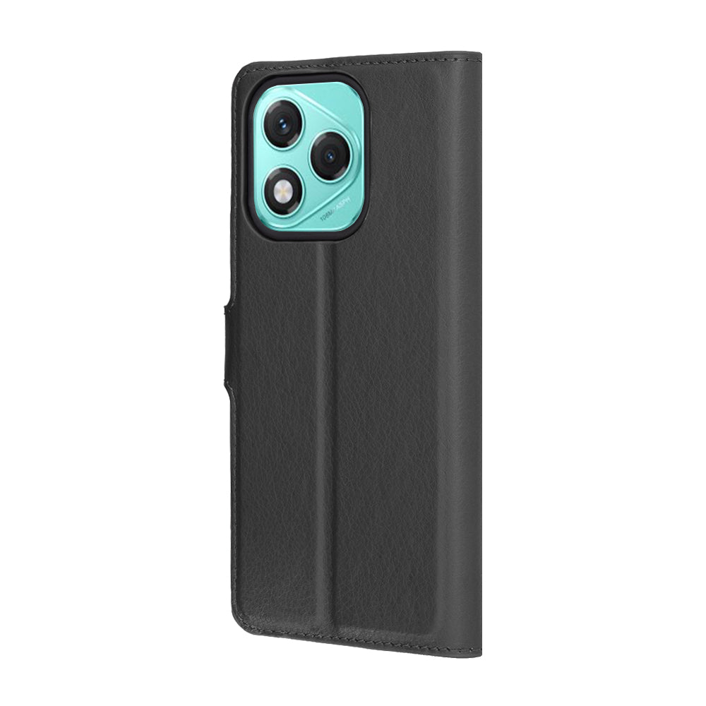 Techsuit Leather Folio preklopna torbica za Honor 400 Lite – črna