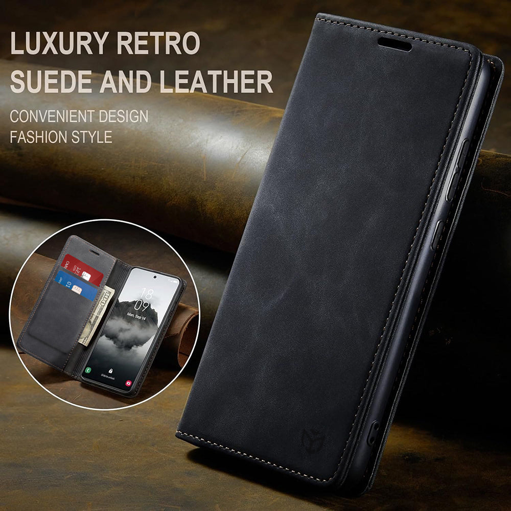 Techsuit - Confy Cover preklopna torbica za Honor 400 Lite - črna