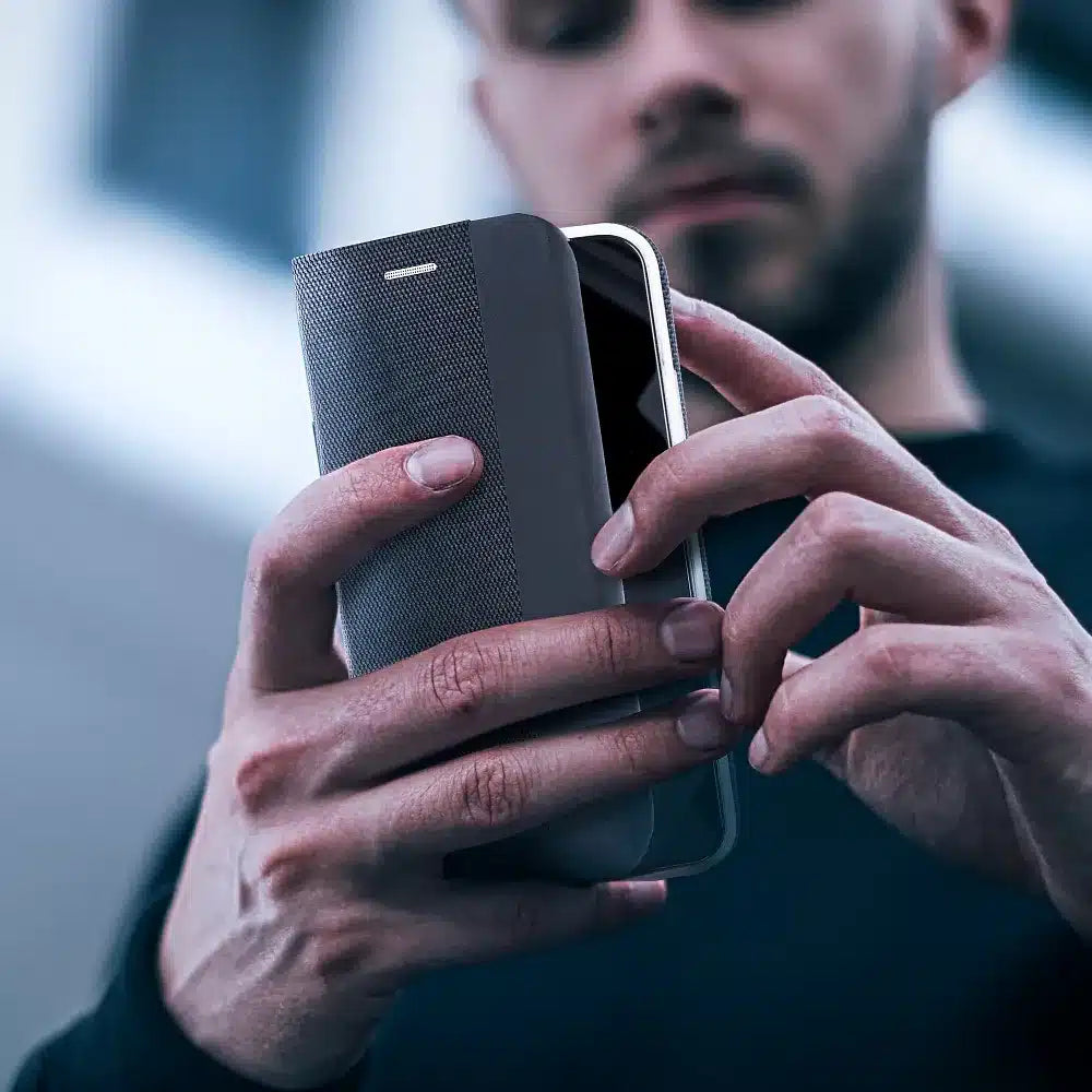 SENSITIVE Book preklopna torbica za SAMSUNG GALAXY A54 5G črna