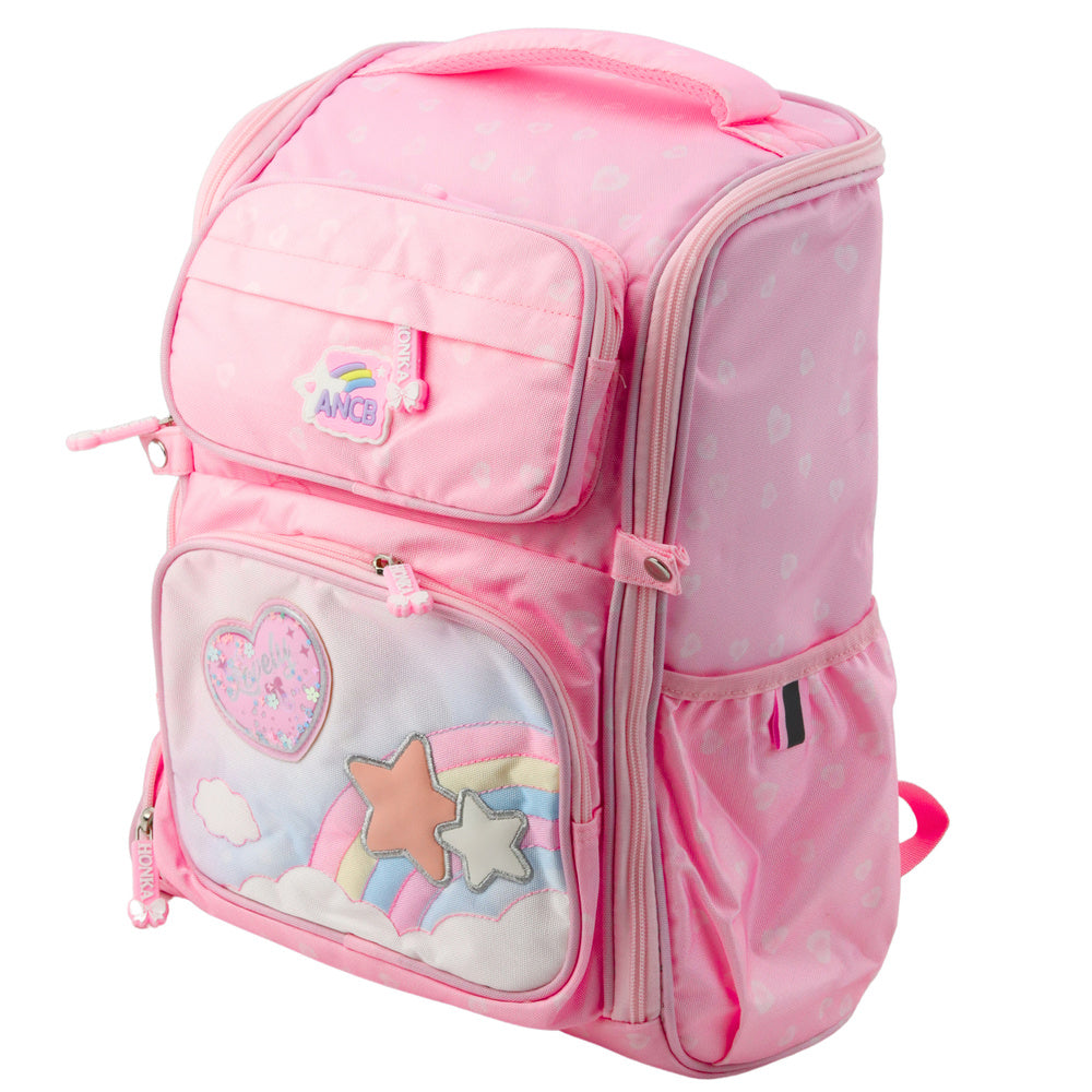 Školski ruksak s motivom jednoroga  20L 41 x 30 x 18 cm - rozi