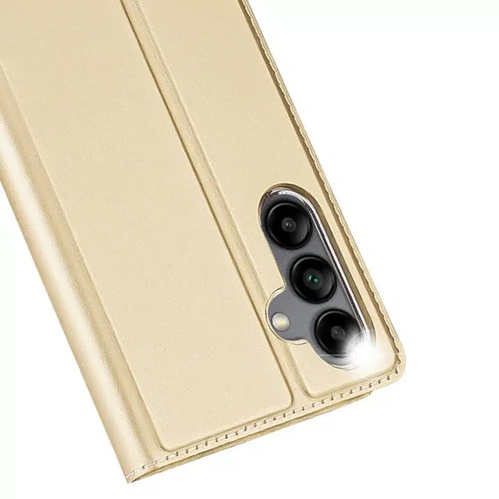 DUX DUCIS Skin Pro – preklopna torbica za Samsung Galaxy A34 zlate barve