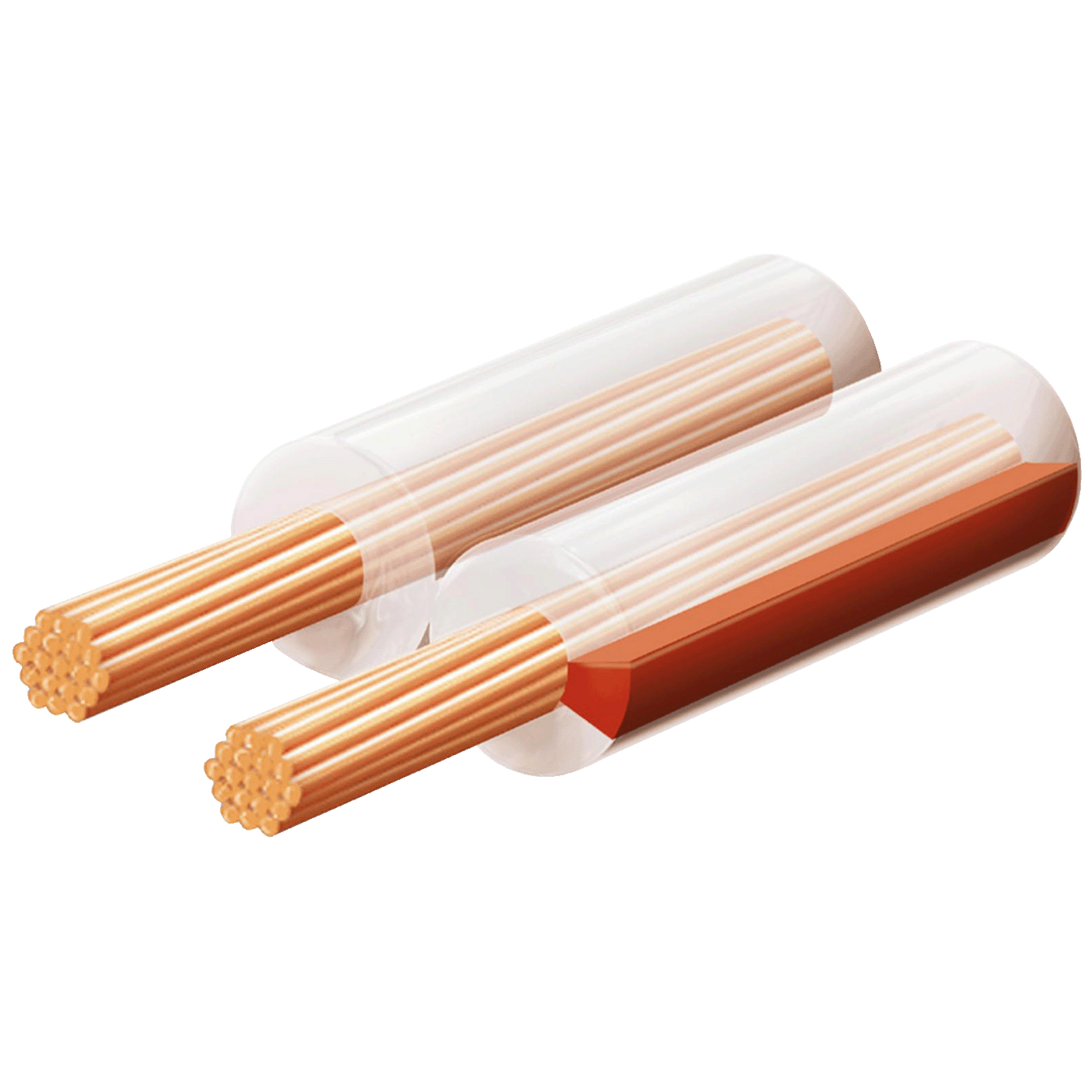 USE Kabel za zvučnike 2 x 0,75 mm, transparent, 100 met. - KLS 0,75T