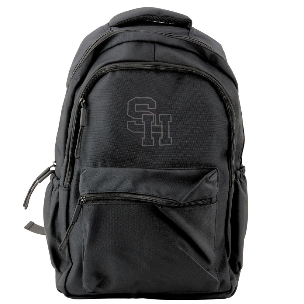Školski ruksak s dva špretinca SH 38cm 20L - crni