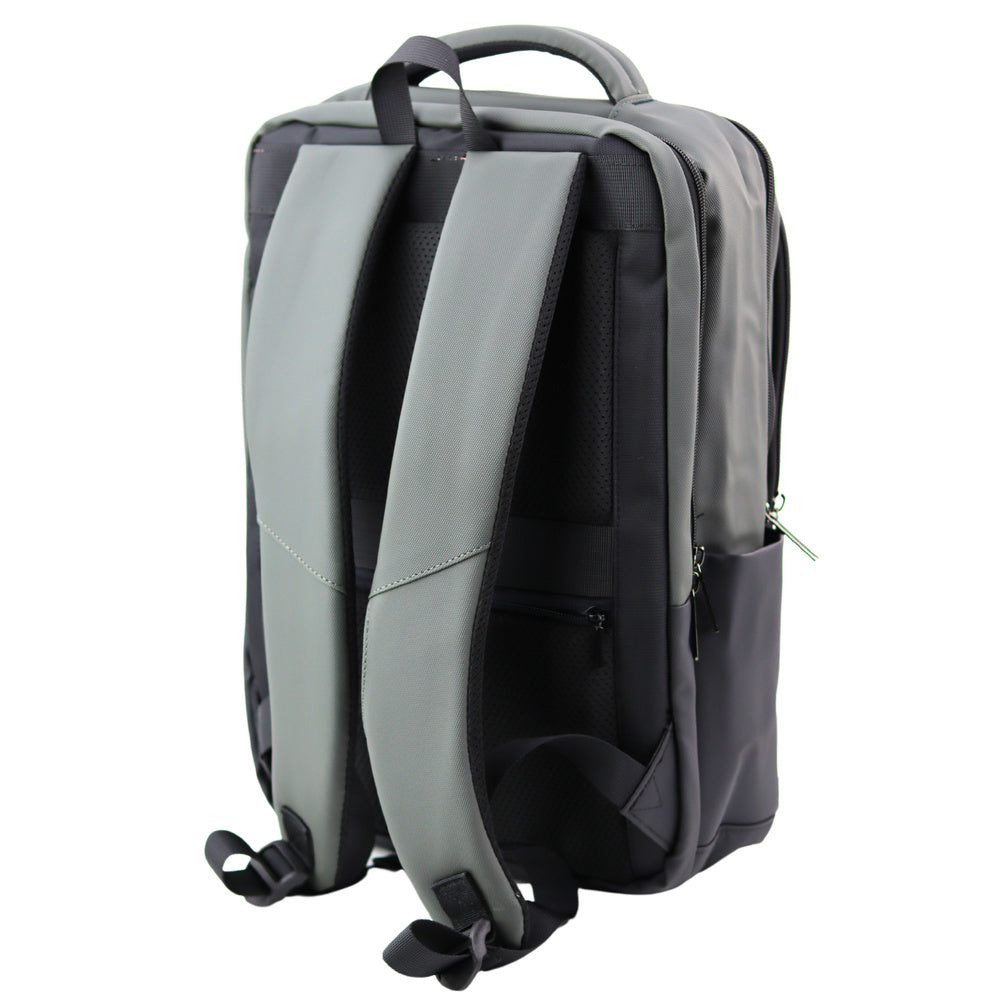 Poslovni i školski ruksak sa priključkom za USB 16L - crno/sivi