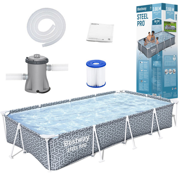 Bestway bazen 366x201x66cm set 7u1