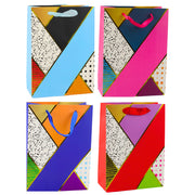 Paper Gift Bag Geometric Patterns 23 x 18 x 10.5 cm