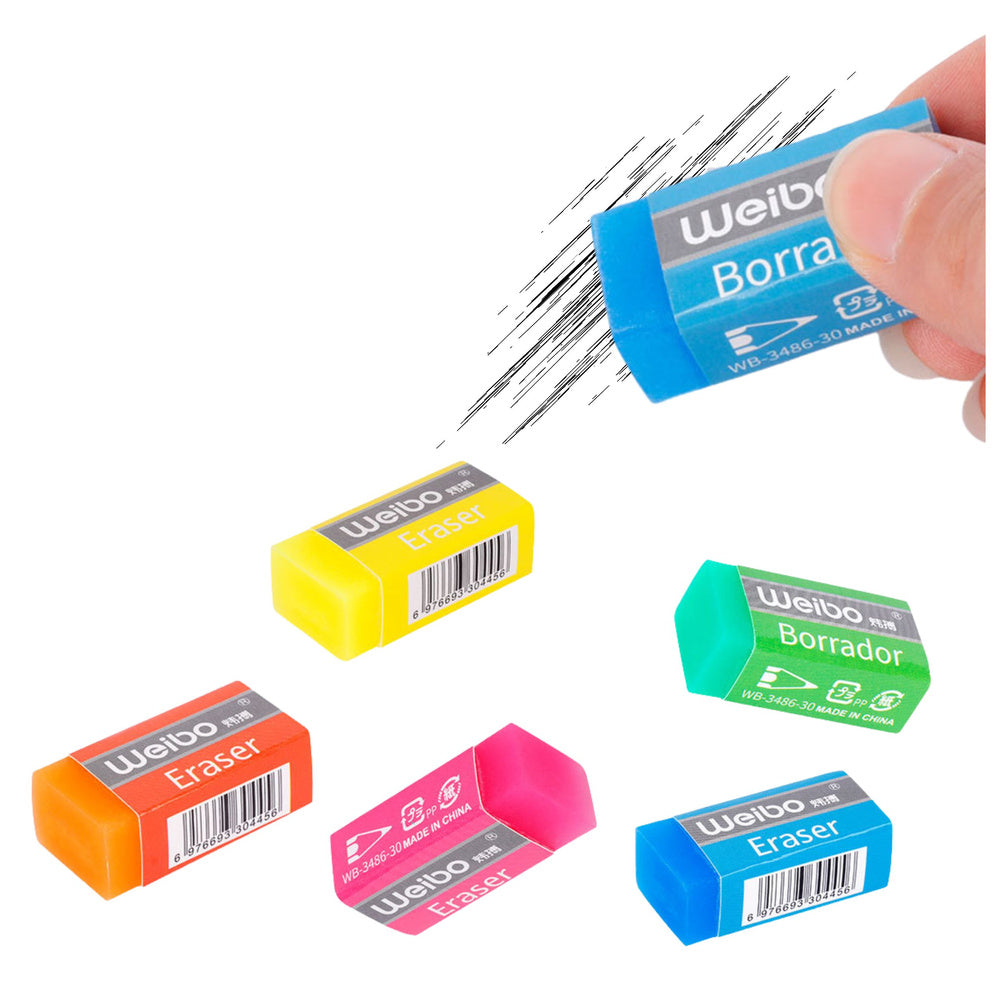 Gumica za brisanje WB-3486-20 6cm Mix