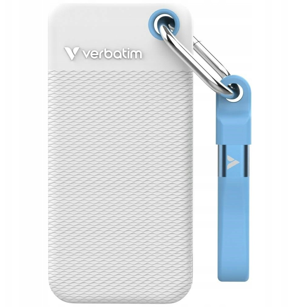 Verbatim Pocket SSD 1 TB USB Tip-C 3.2 Gen 2 (3.1 Gen 2) Plavo, Bijelo