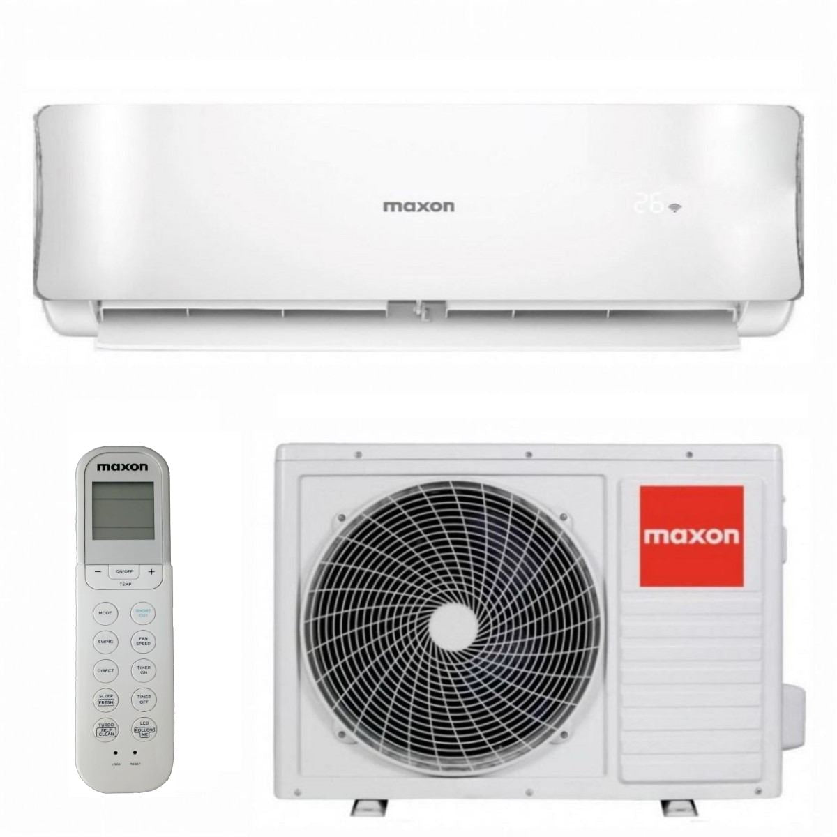 MAXON KLIMA UREĐAJ 3,5kW MX-12HC - Comfort Wi-Fi, za prostor do 35m2, A++ energetska klasa