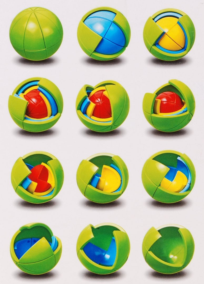 Logička igra Puzzle 3D ball - šarena