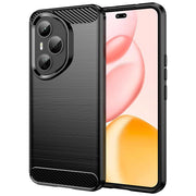 Techsuit Carbon Silicone maska za Honor 400 Pro – crna