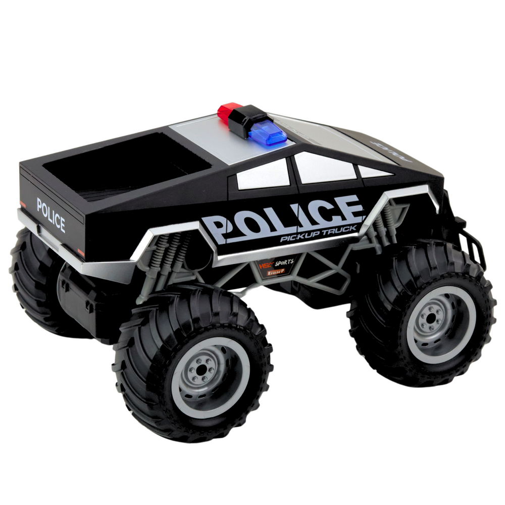 Auto na daljinsko upravljanje T-Model Police 1:16 - crni