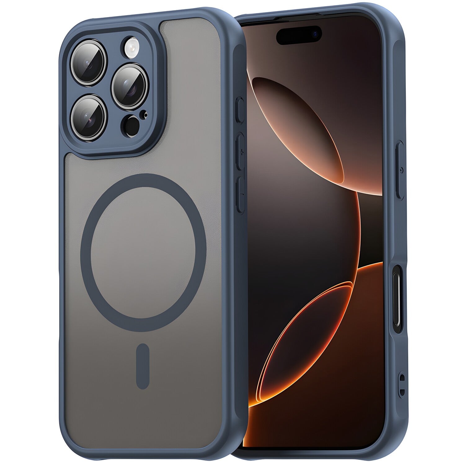 Maska Techsuit HaloFrost II MagSafe za Apple iPhone 11 - Tamno plava KP38099
