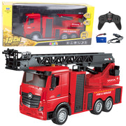 Vatrogasni kamion na daljinsko upravljanje Water Spray Huina 1:18 - crveni