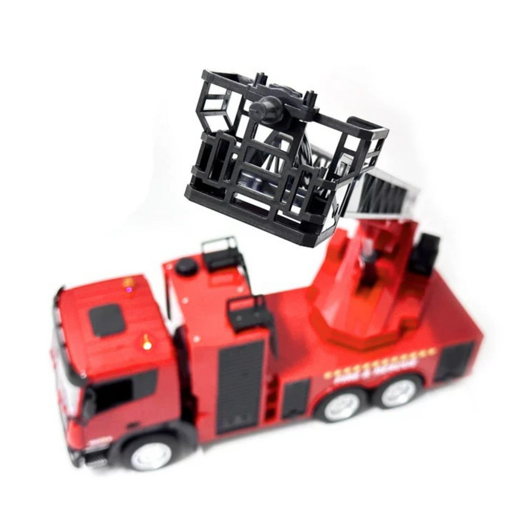 Vatrogasni kamion na daljinsko upravljanje Water Spray Huina 1:18 - crveni