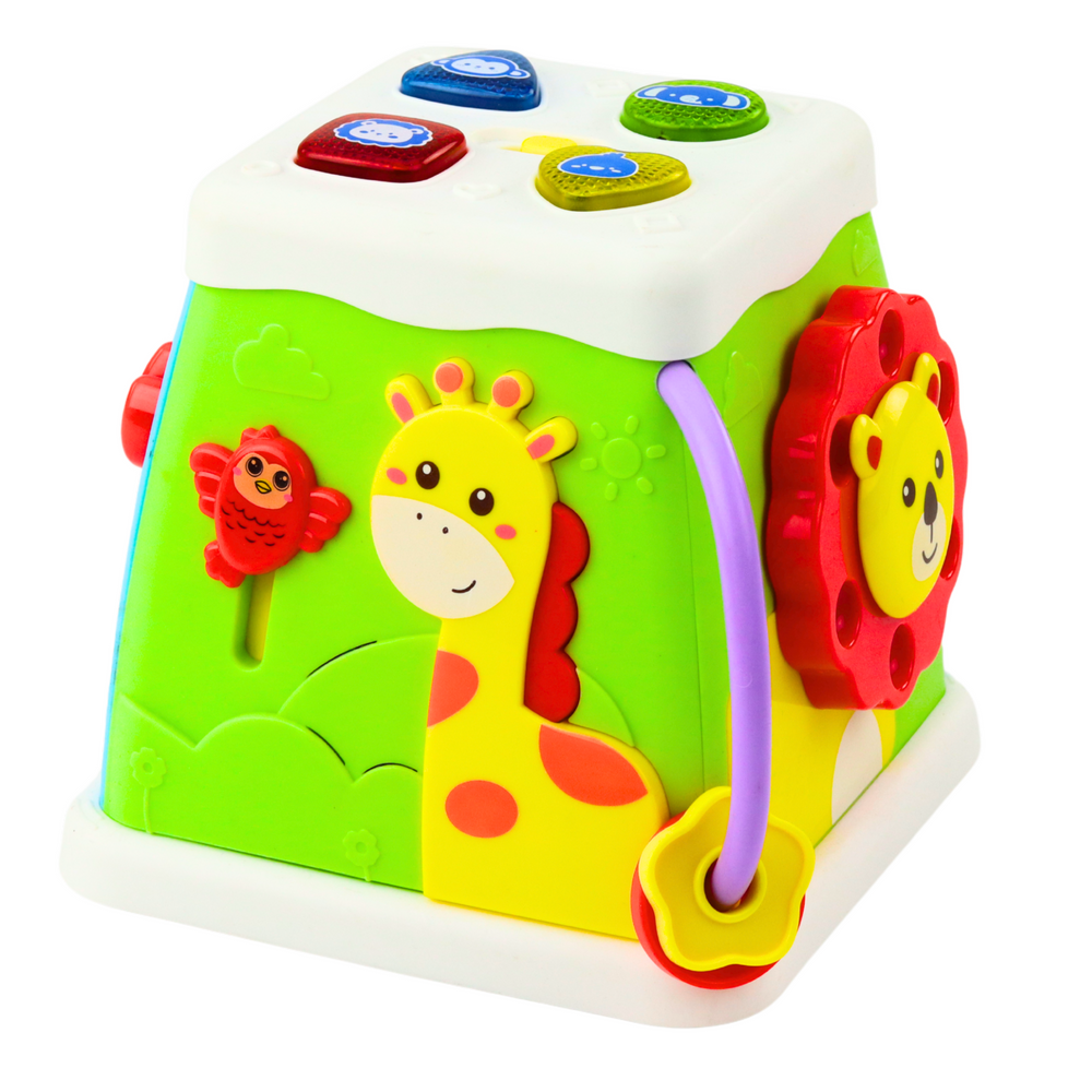 Višenamjenska edukativna kocka za bebe sa motivima životinja