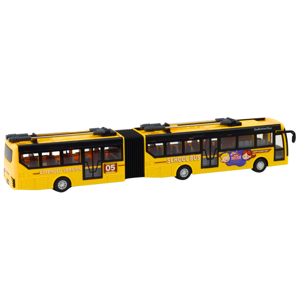 Dupli autobus na daljinsko upravljanje Trolleybus 1:32 - žuti
