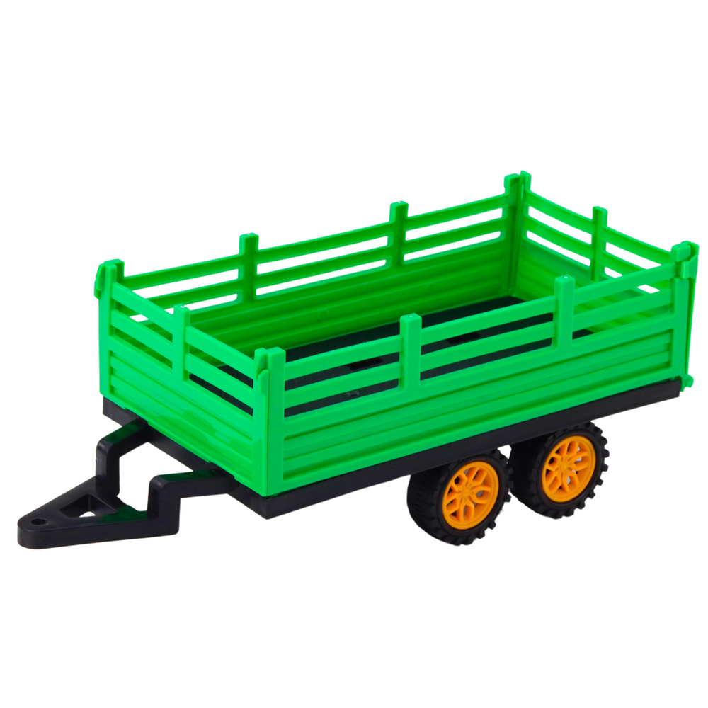 Traktor s prikolicom na daljinsko upravljanje - 48 cm - zeleni