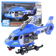 Policijski helikopter za igru u omjeru 1:16 - svjetlo plavi
