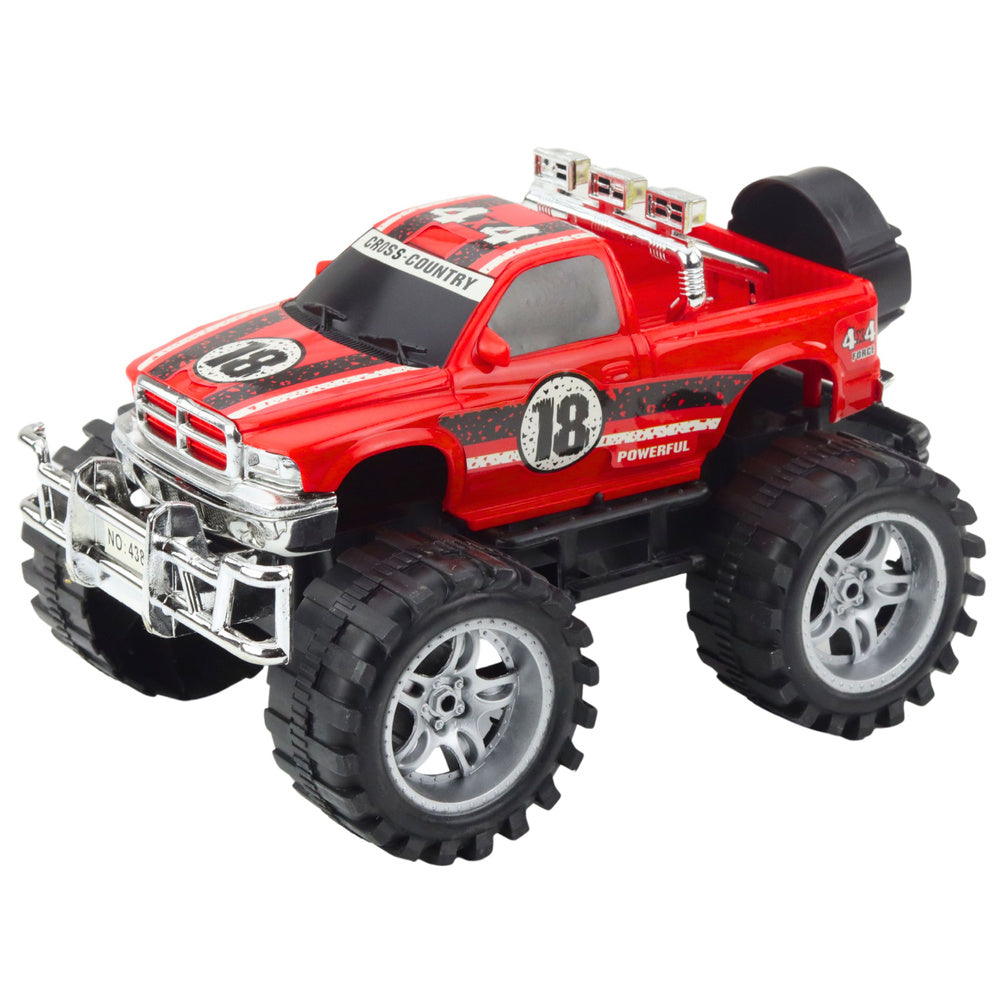 Terenski auto za igru KING 27cm - crveni