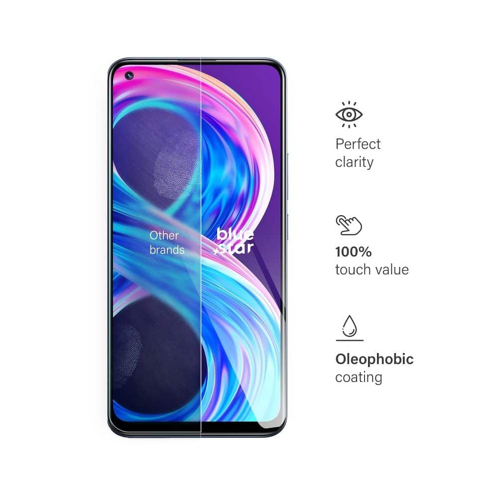 Kaljeno steklo Blue Star za Realme 8/8 Pro
