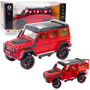 Metalni džip za igru na povlačenje sa vratima koja se otvaraju 1:22 - crveni