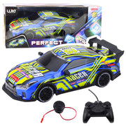 Auto na daljinsko upravljanje Perfect Racer - plavo/žuti
